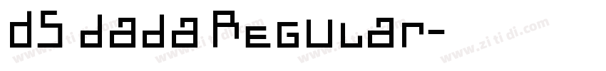 DS dada Regular字体转换